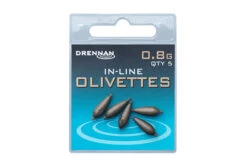 Drennan IN-LINE OLIVETTES -Visserij Benodigdheden Winkel 0 8g inline olivettes packed