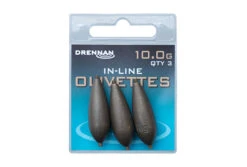 Drennan IN-LINE OLIVETTES -Visserij Benodigdheden Winkel 10 0g inline olivettes packed