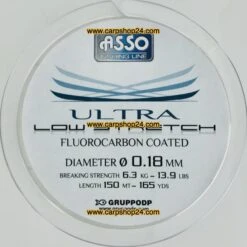 ASSO ULTRA LOW STRETCH 150m - 11 Opties 12 ASSO ULTRA LOW STRETCH 150m - 11 Opties -Visserij Benodigdheden Winkel Asso Ultra Low Strength 150m Nylon 018mm min