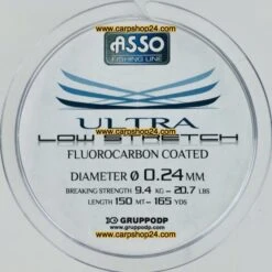 ASSO ULTRA LOW STRETCH 150m - 11 Opties 15 ASSO ULTRA LOW STRETCH 150m - 11 Opties -Visserij Benodigdheden Winkel Asso Ultra Low Strength 150m Nylon 024mm min
