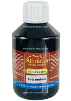 BAIT BOOSTER 200ml -Visserij Benodigdheden Winkel Attrafish Bait Booster Pink Aminos min