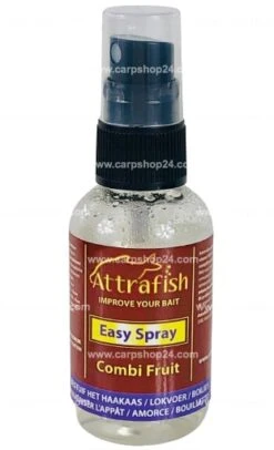 EASY SPRAY 50ml - 9 Opties -Visserij Benodigdheden Winkel Attrafish Easy Spray Combi Fruit min