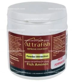 POWDER ATTRACTION 75g - 11 Opties -Visserij Benodigdheden Winkel Attrafish Powder Attraction Fish Aminos min
