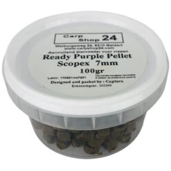 READY CARPE EXTRUDEE 100g (PURPLE PELLETS) -Visserij Benodigdheden Winkel Carpshop24 Ready Purple Pellet Strawberry Expanders Scopex 7mm min