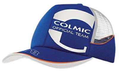 Colmic BLUE MESH CAP OFFICIAL TEAM 1 Colmic BLUE MESH CAP OFFICIAL TEAM