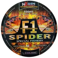 Colmic F1 SPIDER 100m - 8 Opties -Visserij Benodigdheden Winkel Colmic F1 Spider Nylon 100m NYSP116 mm min