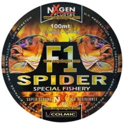 Colmic F1 SPIDER 100m - 8 Opties -Visserij Benodigdheden Winkel Colmic F1 Spider Nylon 100m NYSP135 mm min