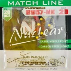 Colmic NUCLEAR B957NX HOOKS BRONZE 11 Colmic NUCLEAR B957NX HOOKS BRONZE -Visserij Benodigdheden Winkel Colmic Nuclear B957NX Hooks Bronze Brons Haak Weerhaak Nr AMY20 min