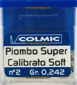 Colmic PIOMBO SUPER CALIBRATO SOFT - 15 Opties -Visserij Benodigdheden Winkel Colmic Piombo Super Calibrato Lead Rond Lood Nr POBB102 min