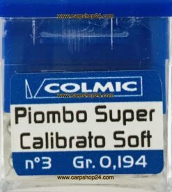 Colmic PIOMBO SUPER CALIBRATO SOFT - 15 Opties -Visserij Benodigdheden Winkel Colmic Piombo Super Calibrato Lead Rond Lood Nr POBB103 min