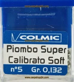 Colmic PIOMBO SUPER CALIBRATO SOFT - 15 Opties -Visserij Benodigdheden Winkel Colmic Piombo Super Calibrato Lead Rond Lood Nr POBB105 min