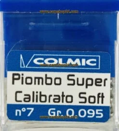 Colmic PIOMBO SUPER CALIBRATO SOFT - 15 Opties -Visserij Benodigdheden Winkel Colmic Piombo Super Calibrato Lead Rond Lood Nr POBB107 min