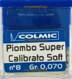 Colmic PIOMBO SUPER CALIBRATO SOFT - 15 Opties -Visserij Benodigdheden Winkel Colmic Piombo Super Calibrato Lead Rond Lood Nr POBB108 min