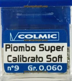 Colmic PIOMBO SUPER CALIBRATO SOFT - 15 Opties -Visserij Benodigdheden Winkel Colmic Piombo Super Calibrato Lead Rond Lood Nr POBB109 min