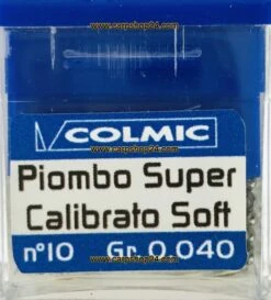 Colmic PIOMBO SUPER CALIBRATO SOFT - 15 Opties -Visserij Benodigdheden Winkel Colmic Piombo Super Calibrato Lead Rond Lood Nr POBB110 min