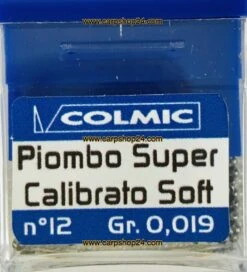 Colmic PIOMBO SUPER CALIBRATO SOFT - 15 Opties -Visserij Benodigdheden Winkel Colmic Piombo Super Calibrato Lead Rond Lood Nr POBB112 min
