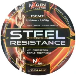Colmic STEEL RESISTANCE 150m 17 Colmic STEEL RESISTANCE 150m -Visserij Benodigdheden Winkel Colmic Steel Resistance 150m Nylon NYST15020 min