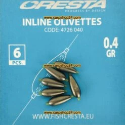 Cresta INLINE OLIVETTES -Visserij Benodigdheden Winkel Cresta Inline Olivettes 04g 4736 40 min