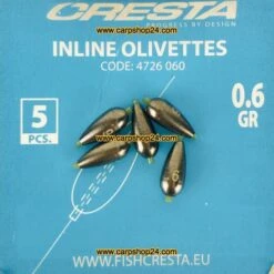 Cresta INLINE OLIVETTES -Visserij Benodigdheden Winkel Cresta Inline Olivettes 06g 4736 60 min