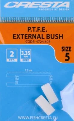 Cresta PTFE EXTERNAL BUSH - 8 Opties -Visserij Benodigdheden Winkel Cresta PTFE External Bush Maat 5 325mm 4724605 min