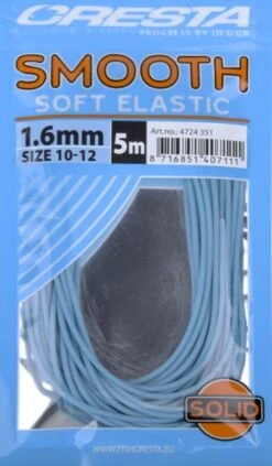 Cresta SMOOTH SOFT ELASTIC - 11 Opties -Visserij Benodigdheden Winkel Cresta Smooth Soft Elastic Volle Elastiek Blauw 16mm 4724 351 min