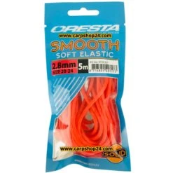 Cresta SMOOTH SOFT ELASTIC - 11 Opties -Visserij Benodigdheden Winkel Cresta Smooth Soft Elastic Volle Elastiek Fluo Red rood 38mm min