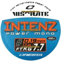 Cresta VISORATE INTENZ POWER MONO 100m - 11 Opties -Visserij Benodigdheden Winkel Cresta Visorate Intenz Power Mono 100m Nylon Nr 5302 319 mm min