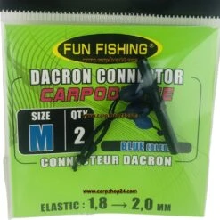 DACRON CONNECTORS -Visserij Benodigdheden Winkel Fun Fishing Dacron Connectors M Blue 44521720 min