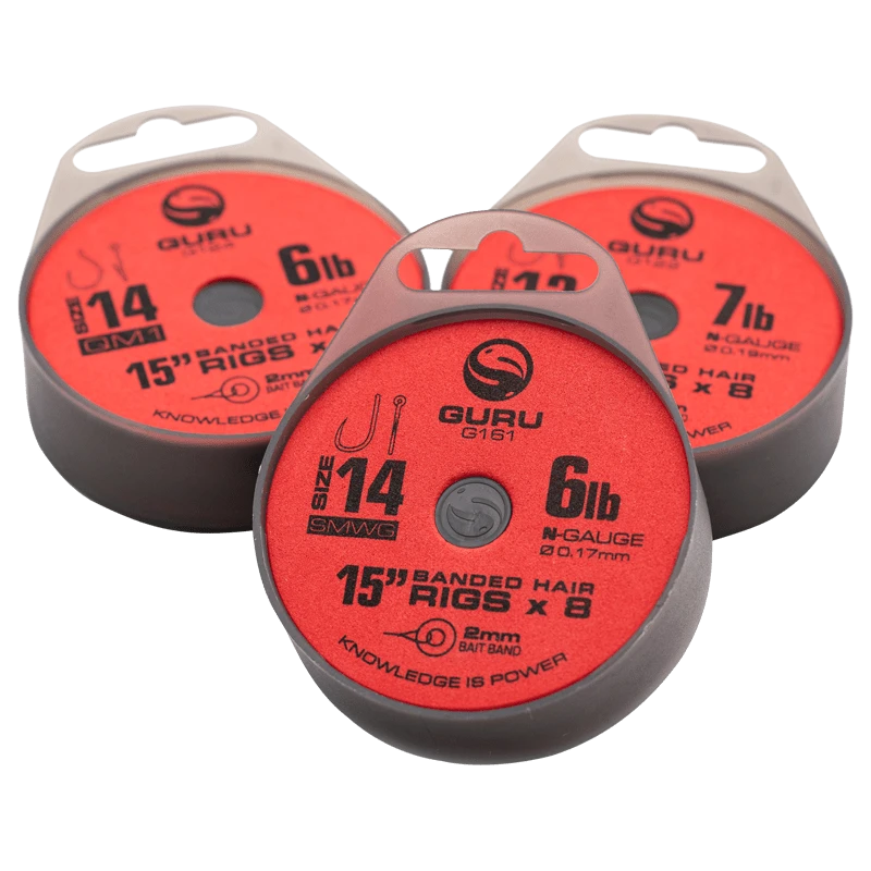 Guru SUPER MWG BAIT BAND READY RIGS 4" & 15" - 12 Opties 3 Guru SUPER MWG BAIT BAND READY RIGS 4" & 15" - 12 Opties - Afbeelding 3