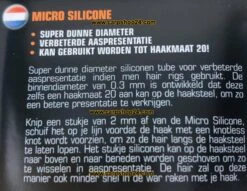 Guru 0.3mm MICRO SILICONE TUBE 1.5m -Visserij Benodigdheden Winkel Guru 03mm Micro Silicone Tube 15m GST 1 min