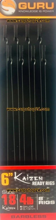 Guru 6" KAIZEN READY RIGS BARBLESS - 6 Opties 6 Guru 6" KAIZEN READY RIGS BARBLESS - 6 Opties - Afbeelding 6