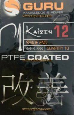 Guru KAIZEN SPADE END BARBLESS -Visserij Benodigdheden Winkel Guru Kaizen Spade End Barbless Weerhaakloos Haak 12 GK12 min