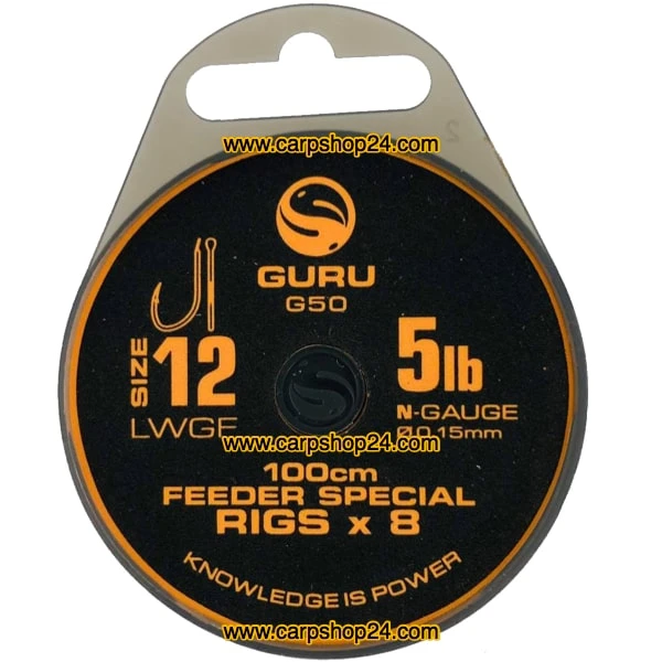 Guru LWGF 100CM FEEDER SPECIAL RIGS - 7 Opties 10 Guru LWGF 100CM FEEDER SPECIAL RIGS - 7 Opties - Afbeelding 10
