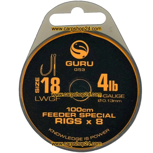 Guru LWGF 100CM FEEDER SPECIAL RIGS - 7 Opties 12 Guru LWGF 100CM FEEDER SPECIAL RIGS - 7 Opties - Afbeelding 12
