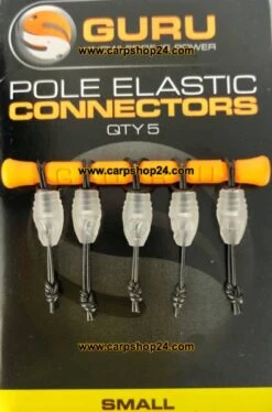 Guru POLE ELASTIC CONNECTOR -Visserij Benodigdheden Winkel Guru Pole Elastic Dacron Connectors Small GECS min 1