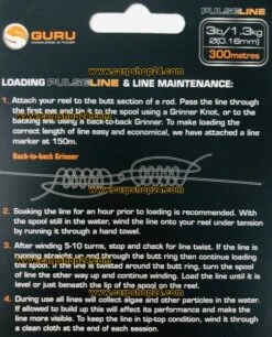 Guru PULSE LINE 300m -Visserij Benodigdheden Winkel Guru Pulse Line Nylon min 1