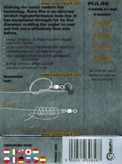 Guru PULSE PRO REEL LINE - 4 Opties -Visserij Benodigdheden Winkel Guru Pulse Pro Reel Line Nylon 3 min