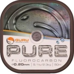 Guru PURE FLUOROCARBON 50m - 10 Opties -Visserij Benodigdheden Winkel Guru Pure Fluorocarbon 020mm GFC20 min