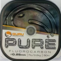Guru PURE FLUOROCARBON 50m - 10 Opties -Visserij Benodigdheden Winkel Guru Pure Fluorocarbon 025mm GFC25 min