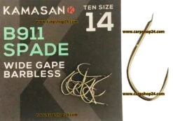 Kamasan B911 SPADE WIDE GAPE BARBLESS