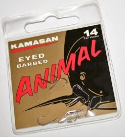 Kamasan ANIMAL EYED BARBEB -Visserij Benodigdheden Winkel Kamasan animal eyed barbed haken min