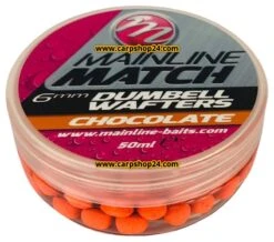 Mainline MATCH DUMBELL WAFTERS 6mm, 8mm, 10mm - 12 Opties -Visserij Benodigdheden Winkel Mainline match dumbell wafters 6mm chocolate orange min