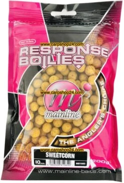 Mainline RESPONSE BOILIES 10mm - 200g 13 Mainline RESPONSE BOILIES 10mm - 200g -Visserij Benodigdheden Winkel Mainline Response Boilies 10mm Sweetcorn MO1003 min