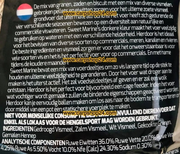Mainline SWEET MARINE ALL ROUND FISHMEAL GROUNDBAIT 2kg 2 Mainline SWEET MARINE ALL ROUND FISHMEAL GROUNDBAIT 2kg - Afbeelding 2