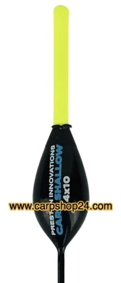 Preston CARP SHALLOW (10 Stuks Of €2,20/stuk) -Visserij Benodigdheden Winkel Preston Carp Shallow Dobbers 4x10 Geel P0090073 min