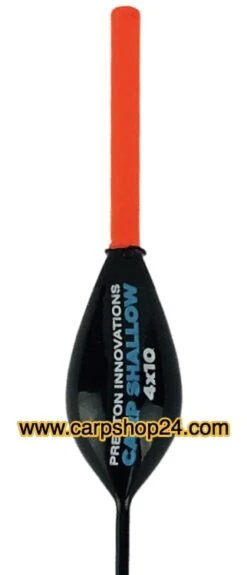 Preston CARP SHALLOW (10 Stuks Of €2,20/stuk) -Visserij Benodigdheden Winkel Preston Carp Shallow Dobbers 4x10 Rood P0090073 min