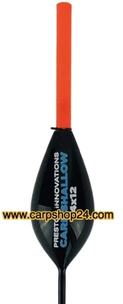 Preston CARP SHALLOW (10 Stuks Of €2,20/stuk) -Visserij Benodigdheden Winkel Preston Carp Shallow Dobbers 4x12 Geel P0090074 min