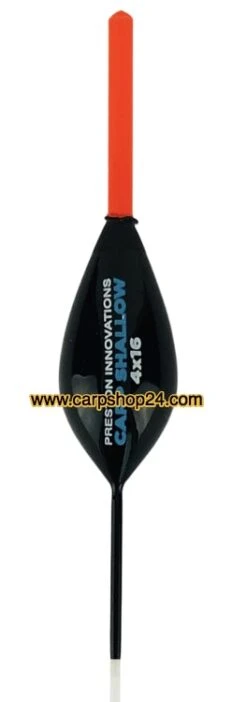 Preston CARP SHALLOW (10 Stuks Of €2,20/stuk) -Visserij Benodigdheden Winkel Preston Carp Shallow Dobbers 4x16 Rood P0090076 min