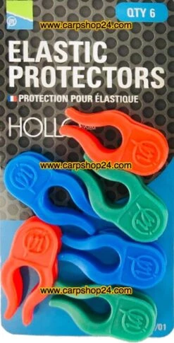 Preston ELASTIC PROTECTORS HOLLO - 2 Opties -Visserij Benodigdheden Winkel Preston Elastic Protectors Hollo Elastiek Beschermers Pack1 PHEP01 min