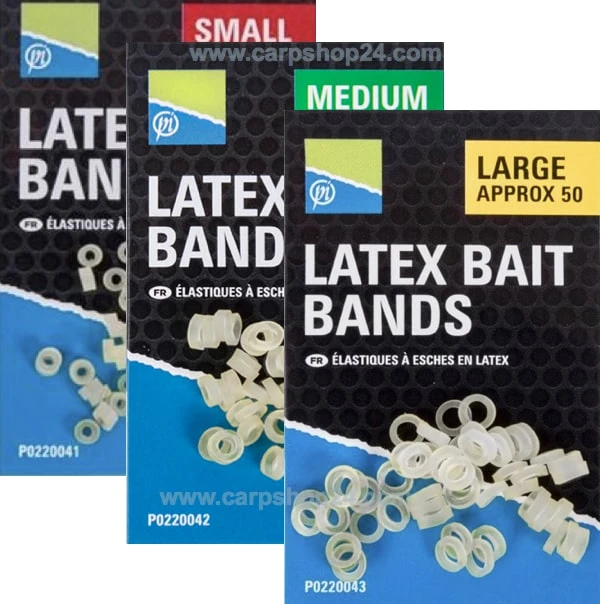 Preston LATEX BAIT BANDS - 3 Opties 1 Preston LATEX BAIT BANDS - 3 Opties
